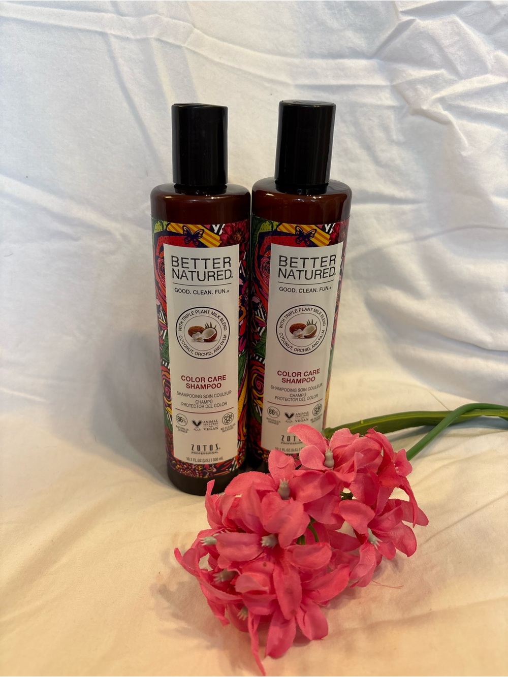 Color Care Shampoo (2)— Pink Bottle